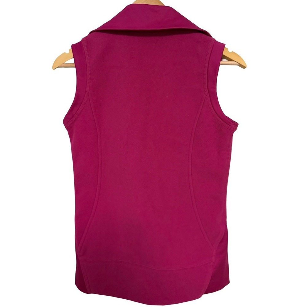 Columbia Fleece Vest XS Pink Fleece Gorpcore Outdoor Layering Fall Winter Hiking - Picture 2 of 7